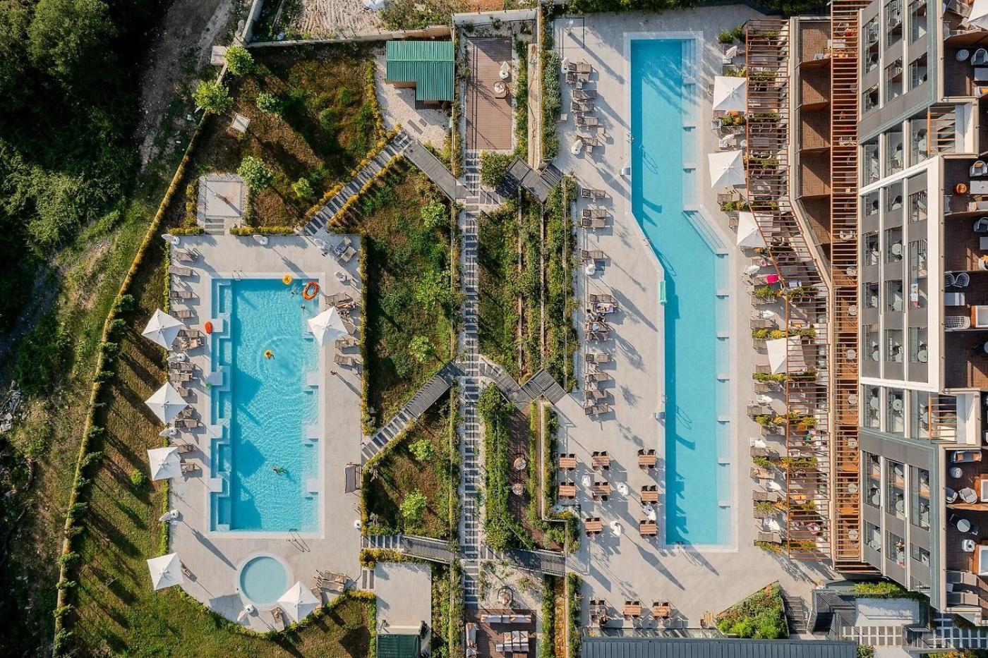Montenegro Lodge Kavač Екстериор снимка Aerial view of the hotel